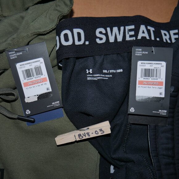 Project Rock Men's Size 3XL Sweatsuit 2 PC French Terry Tracksuit Army Green NWT - Picture 10 of 10